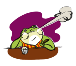 Capitalist Frog sticker #358855