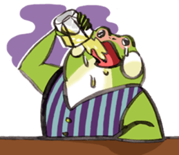 Capitalist Frog sticker #358857