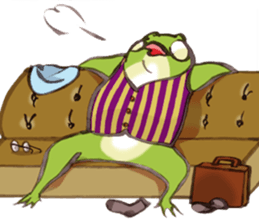 Capitalist Frog sticker #358860