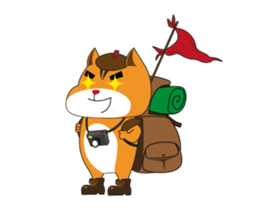 Chill-chan on Vacation sticker #359026