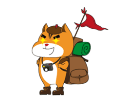 Chill-chan on Vacation sticker #359026