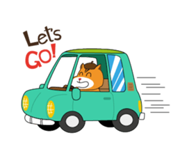 Chill-chan on Vacation sticker #359027