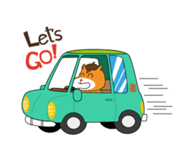 Chill-chan on Vacation sticker #359027