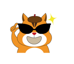 Chill-chan on Vacation sticker #359029