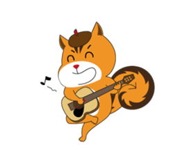 Chill-chan on Vacation sticker #359030