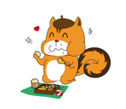 Chill-chan on Vacation sticker #359033