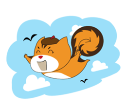 Chill-chan on Vacation sticker #359034