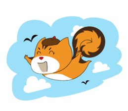 Chill-chan on Vacation sticker #359034