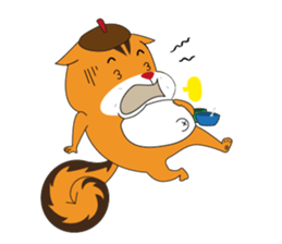 Chill-chan on Vacation sticker #359035