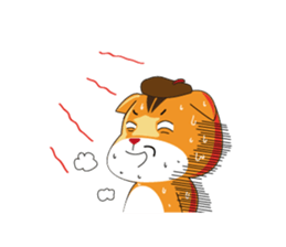 Chill-chan on Vacation sticker #359036