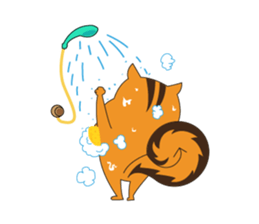 Chill-chan on Vacation sticker #359041