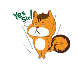 Chill-chan on Vacation sticker #359042