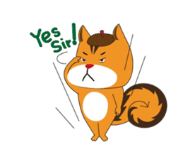 Chill-chan on Vacation sticker #359042