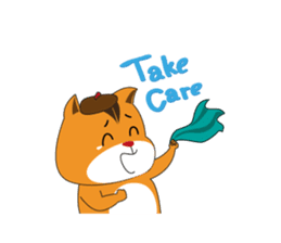 Chill-chan on Vacation sticker #359045