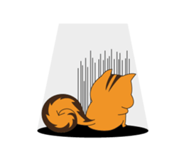 Chill-chan on Vacation sticker #359048