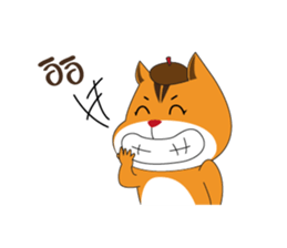 Chill-chan on Vacation sticker #359050