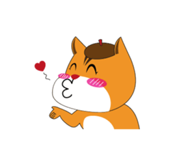 Chill-chan on Vacation sticker #359057