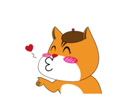 Chill-chan on Vacation sticker #359057