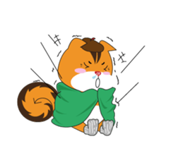 Chill-chan on Vacation sticker #359061