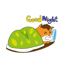 Chill-chan on Vacation sticker #359062