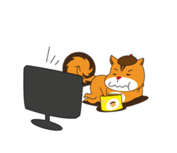 Chill-chan on Vacation sticker #359064