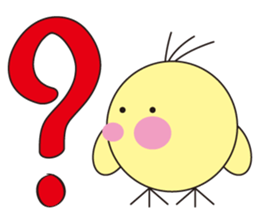 circle face 8 chick sticker #359151