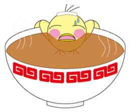 circle face 8 chick sticker #359178