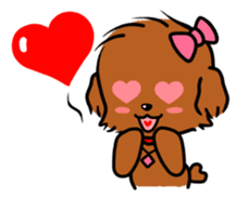 Alice The Teddy Poodle sticker #359192