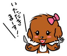 Alice The Teddy Poodle sticker #359200