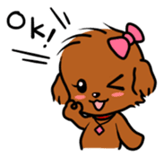 Alice The Teddy Poodle sticker #359215