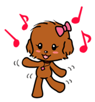 Alice The Teddy Poodle sticker #359222