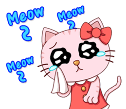 Big Eyes Meow and Little Devil Girl sticker #359585