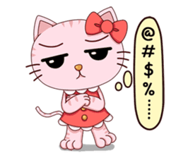 Big Eyes Meow and Little Devil Girl sticker #359587