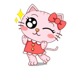 Big Eyes Meow and Little Devil Girl sticker #359588
