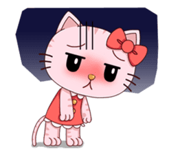 Big Eyes Meow and Little Devil Girl sticker #359590