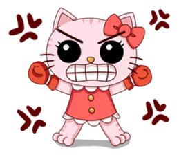 Big Eyes Meow and Little Devil Girl sticker #359592