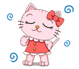 Big Eyes Meow and Little Devil Girl sticker #359593