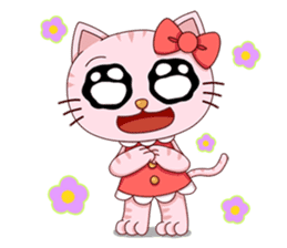 Big Eyes Meow and Little Devil Girl sticker #359594