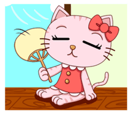 Big Eyes Meow and Little Devil Girl sticker #359595