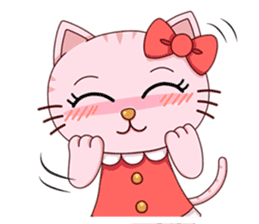 Big Eyes Meow and Little Devil Girl sticker #359597