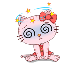Big Eyes Meow and Little Devil Girl sticker #359598