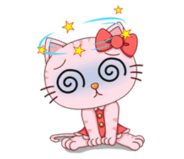 Big Eyes Meow and Little Devil Girl sticker #359598