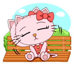 Big Eyes Meow and Little Devil Girl sticker #359600