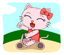 Big Eyes Meow and Little Devil Girl sticker #359603