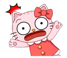 Big Eyes Meow and Little Devil Girl sticker #359604