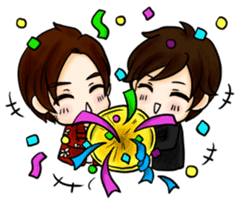 Taro & Jiro sticker #359628