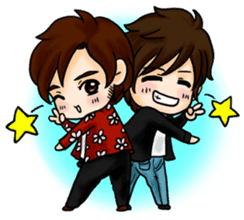 Taro & Jiro sticker #359634