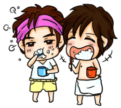 Taro & Jiro sticker #359652