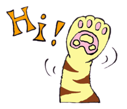 Lovely cat and dwarves "KOROPUKURUN" sticker #359666