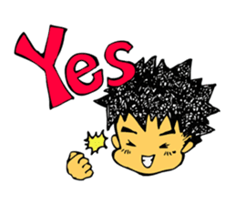 Lovely cat and dwarves "KOROPUKURUN" sticker #359671